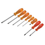 CK Tools T4999B HD Classic Screwdriver Slotted & PZD Set Of 8