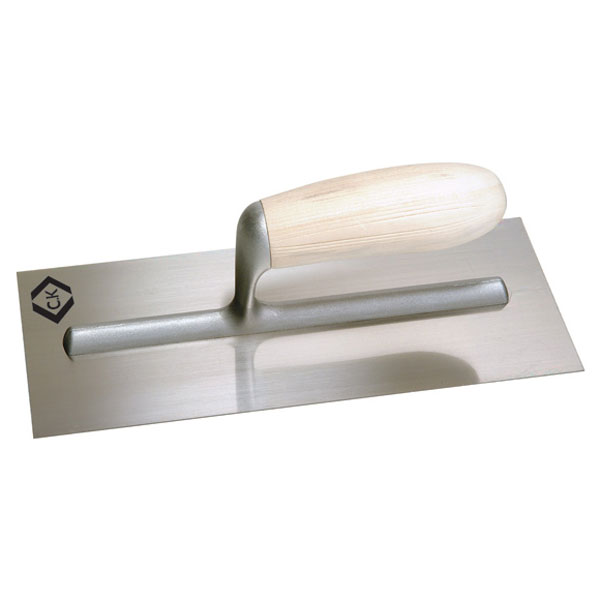 Click to view product details and reviews for Ck Tools T5068 Finishing Trowel Carbon Steel Wood Grip 280x120mm.