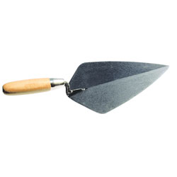 CK Tools T527011 Brick Trowel Broad Heel Carbon Steel Wood Grip 275mm