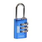 Kasp K10520BLUD Aluminium Combination Padlock 20mm Blue