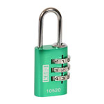 Kasp K10520GRED Aluminium Combination Padlock 20mm Green