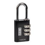 Kasp K10530BLAD Aluminium Combination Padlock 30mm Black