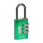 Kasp K10530GRED Aluminium Combination Padlock 30mm Green