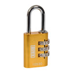 Kasp K10530YELD Aluminium Combination Padlock 30mm Yellow