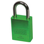 Kasp K14040GRED Solid Aluminium Padlock 40mm - Green