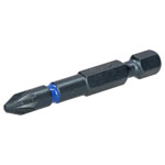 CK Tools T4560 PZ2L Blue Steel Impact Screwdriver Bit 50mm PZ2