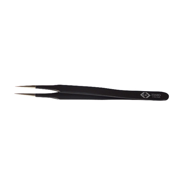 Click to view product details and reviews for Ck Tools T2348d Precision Tweezer Esd 120mm 2sa.