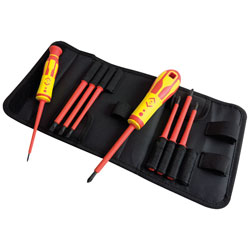 CK Tools T4915 Screwdriver Set VDE/1000V With Interchangeable Blades