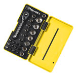 CK Tools T4654 Pocket Socket Set 1/4 28 pieces