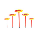CK Tools T4422 SET Insulated T-handle Hex Key Set, 5-pcs
