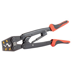 CK Tools T3676A Ratchet Crimping Pliers for Bell Mouth Ferrules 6 - 25mm²