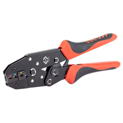 CK Tools T3682A Ratchet Crimping Pliers For Insulated Terminals 0.5 - 6.0mm²