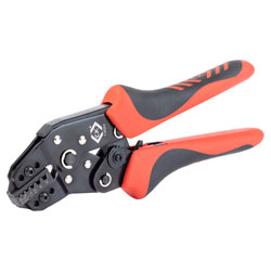 CK Tools T3684 Ratchet Crimping Pliers For Bootlace Ferrules 0.25 - 6mm²