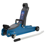 Sealey 1020LEB Trolley Jack 2tonne Low Entry Short Chassis - Blue