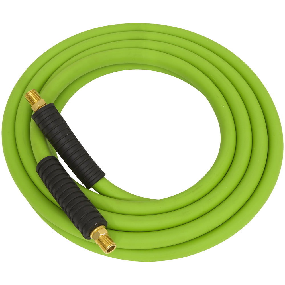 Sealey Air Hose 10m x Ø8mm Hybrid High Visibility with 1/4BSP Unions