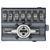 Sealey AK3009 Split Die Set 9pc Metric