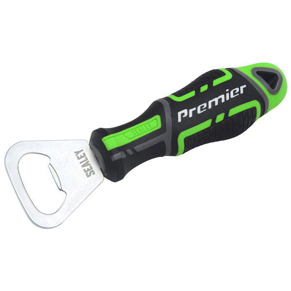 Sealey AK4368HV Sealey Bottle Opener GripMAX® - Hi-Vis Green