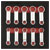 Sealey AK59895 Torque Adaptor Spanner Set 10pc 3/8Sq Drive - Metric