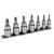 Sealey AK62262 TRX-Star* Socket Bit Set Lock-On™ 7pc 1/4 & 3/8Sq Drive
