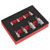 Sealey AK6241 Spline Socket Bit Set 8pc 1/4, 3/8 & 1/2Sq Drive