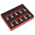 Sealey AK6242 TRX-Star* Socket Bit Set 10pc 3/8Sq Drive