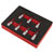 Sealey AK6246 Hex Socket Bit Set 7pc 3/8Sq Drive - Imperial