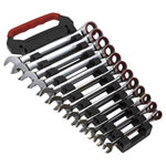Sealey AK63940 Ratchet Combination Spanner Set 12pc Metric