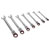 Sealey AK63943 Flexi-Head Ratchet Combination Spanner Set 7pc Metric