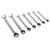 Sealey AK63945 Reversible Ratchet Combination Spanner Set 7pc Metric