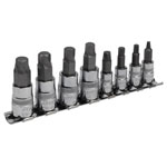 Sealey AK65600 Hex Socket Bit Set Lock-On™ 8pc 1/4 & 3/8Sq Drive Metric