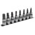 Sealey AK65603 Hex Socket Bit Set Lock-On™ 8pc 3/8Sq Drive - Imperial