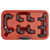 Sealey AK6985 Injector Pipe Socket Set 9pc 3/8Sq Drive
