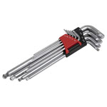 Sealey AK7181 Ball-End Hex Key Set 9pc Lock-On™ - Imperial