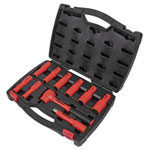 Sealey AK7943 Insulated Socket Set 10pc 1/2Sq Drive 6pt WallDrive® VDE Approved