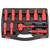 Sealey AK7943 Insulated Socket Set 10pc 1/2Sq Drive 6pt WallDrive® VDE Approved
