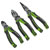 Sealey AK8376HV Pliers Set 3pc High Leverage - Hi-Vis Green