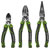 Sealey AK8376HV Pliers Set 3pc High Leverage - Hi-Vis Green