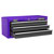 Sealey AP22309BBCP Mid-Box 3 Drawer with Ball Bearing Slides - Purple/Grey