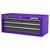 Sealey AP22309BBCP Mid-Box 3 Drawer with Ball Bearing Slides - Purple/Grey