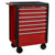 Sealey AP3407 Rollcab 7 Drawer with Ball Bearing Slides - Red