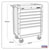 Sealey AP3407 Rollcab 7 Drawer with Ball Bearing Slides - Red
