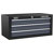 Sealey AP35STACK Tool Chest Combination 16 Drawer + Ball Bearing Slides Blk/Grey