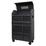 Sealey AP41BESTACK Tool Chest 17 Drawer Combi Soft Close Drawers + Power Bar