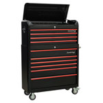 Sealey AP41COMBOBR Retro Style Extra Wide Topchest & Rollcab Combi 10 Drawer