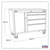 Sealey AP4804SS Mobile Stainless Steel Tool Cabinet 4 Drawer