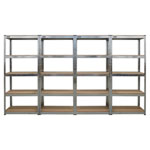 Sealey AP6150GSCOMBO Racking Unit 5 Shelf 150kg Capacity Per Level - Set of 4