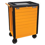 Sealey APPD7O Rollcab 7 Drawer Push-To-Open Hi-Vis Orange