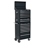 Sealey APSTACKTB Topchest, Mid-Box & Rollcab Combi 14 Drawer Ball Bearing Slides