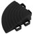 Sealey FT3CB Polypropylene Floor Tile Corners 60 x 60mm Black - Pack of 4