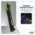 Sealey LED01G Rechargeable Slim Folding Pocket Light 2 COB + 1 SMD LED - Green